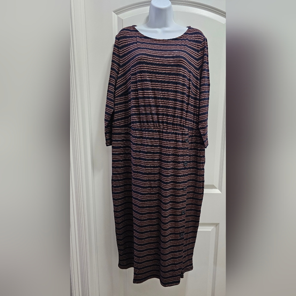 Lane Bryant Striped Dress Size 18/20
